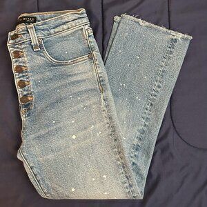 Veronica Beard Splatter Paint Jeans, Size 26